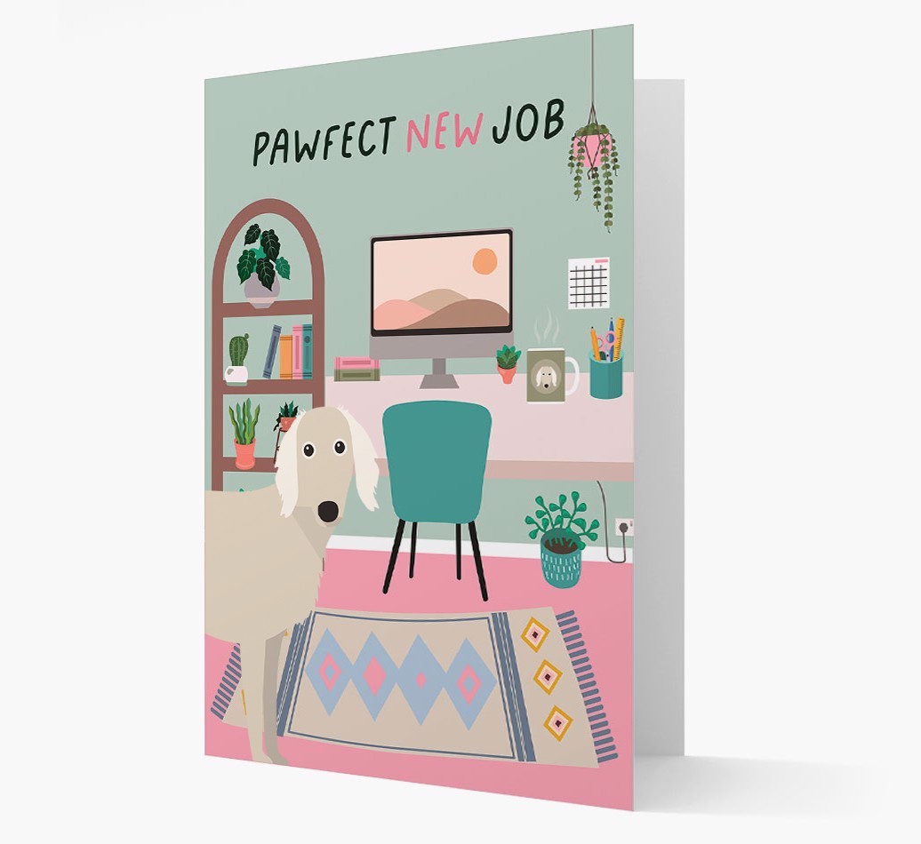 Pawfect New Job: Personalized {breedFullName} Card