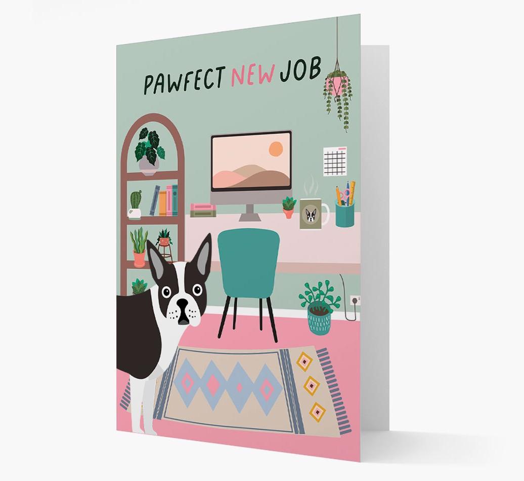 Pawfect New Job: Personalized {breedFullName} Card