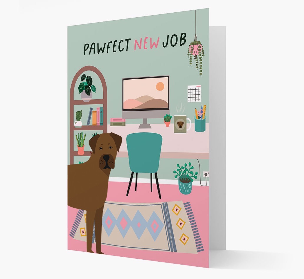 Pawfect New Job: Personalized {breedFullName} Card