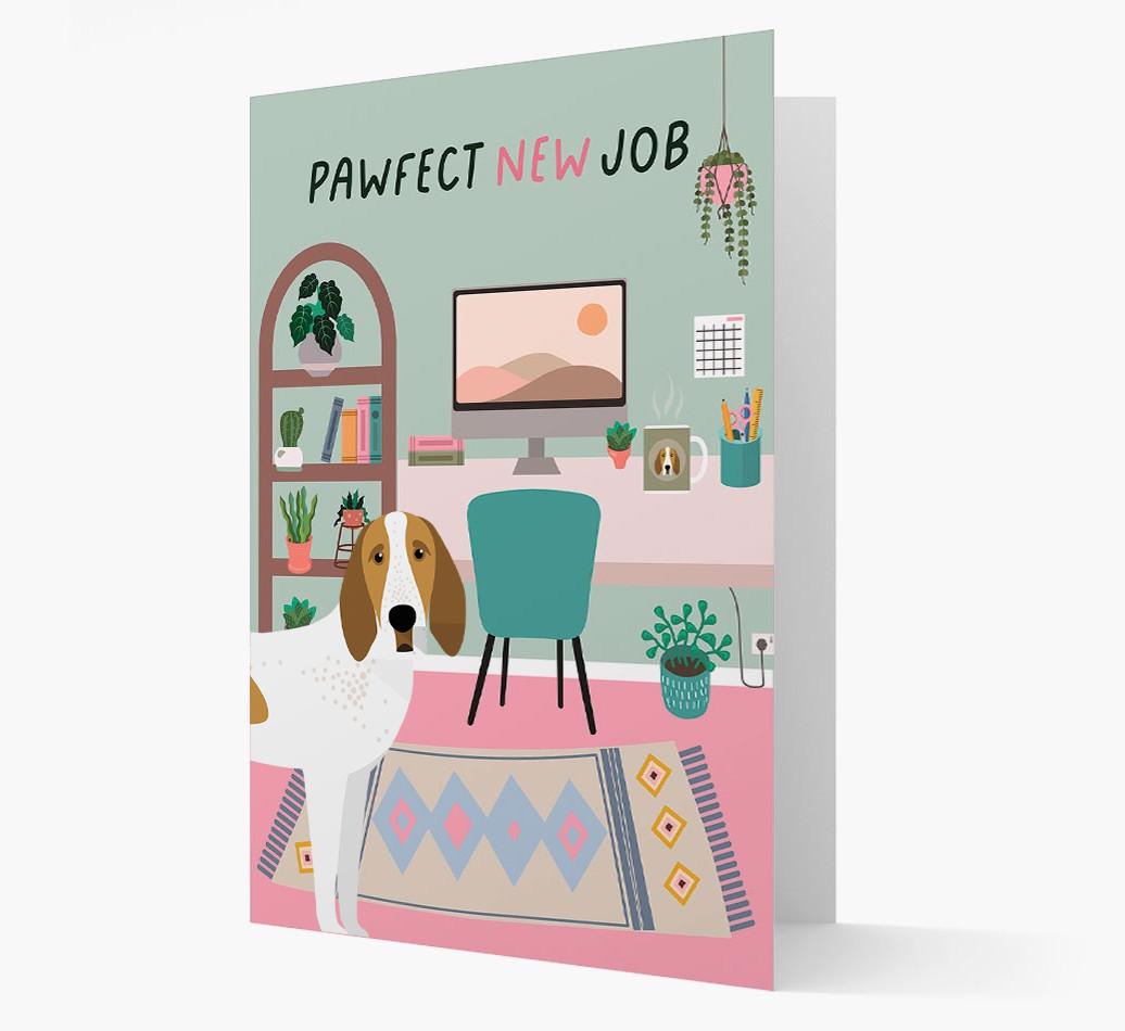 Pawfect New Job: Personalized {breedFullName} Card