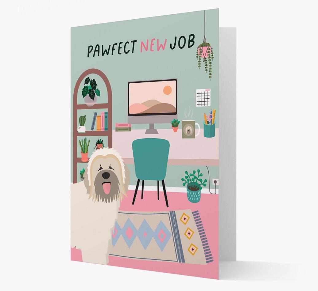 Pawfect New Job: Personalized {breedFullName} Card