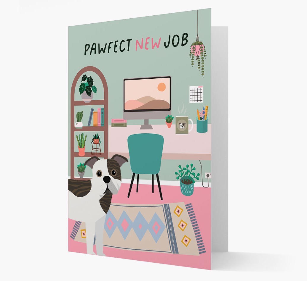 Pawfect New Job: Personalized {breedFullName} Card