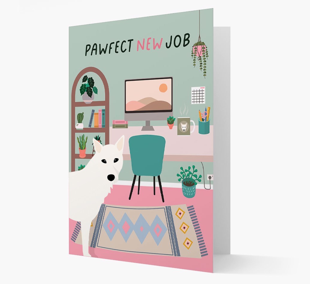 Pawfect New Job: Personalized {breedFullName} Card