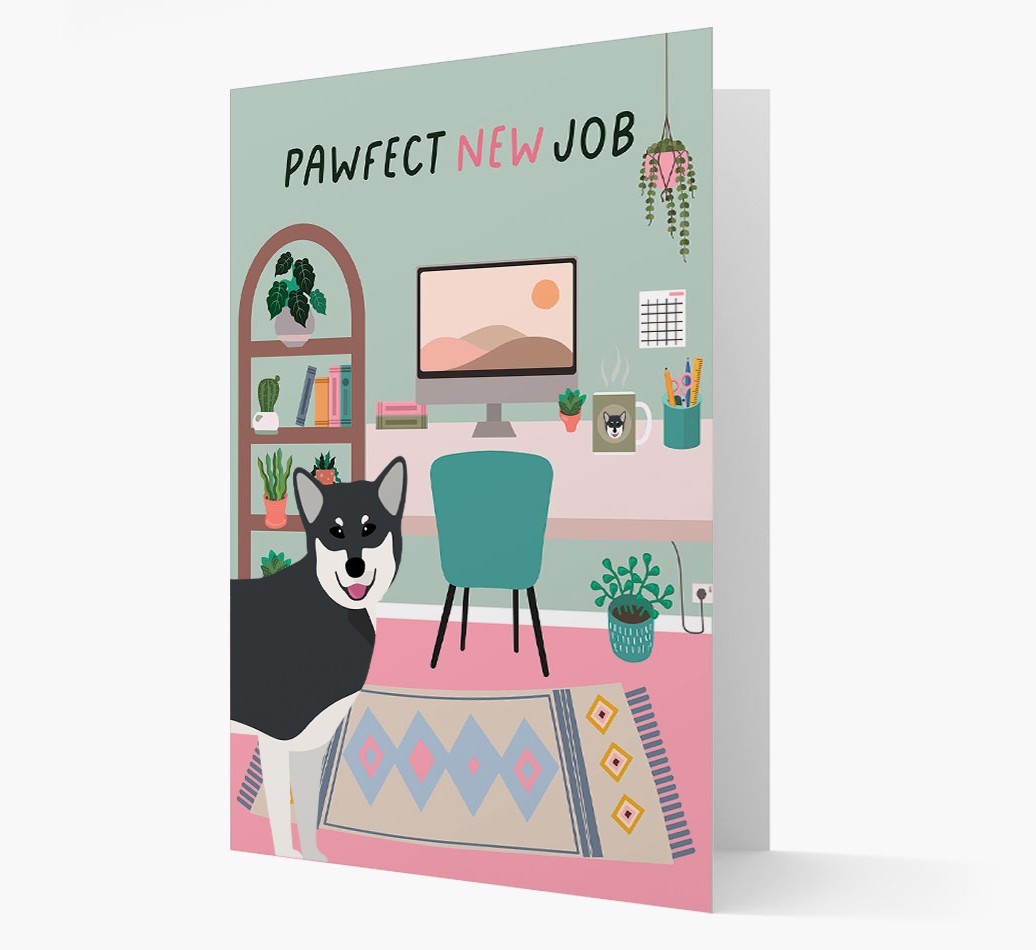 Pawfect New Job: Personalized {breedFullName} Card