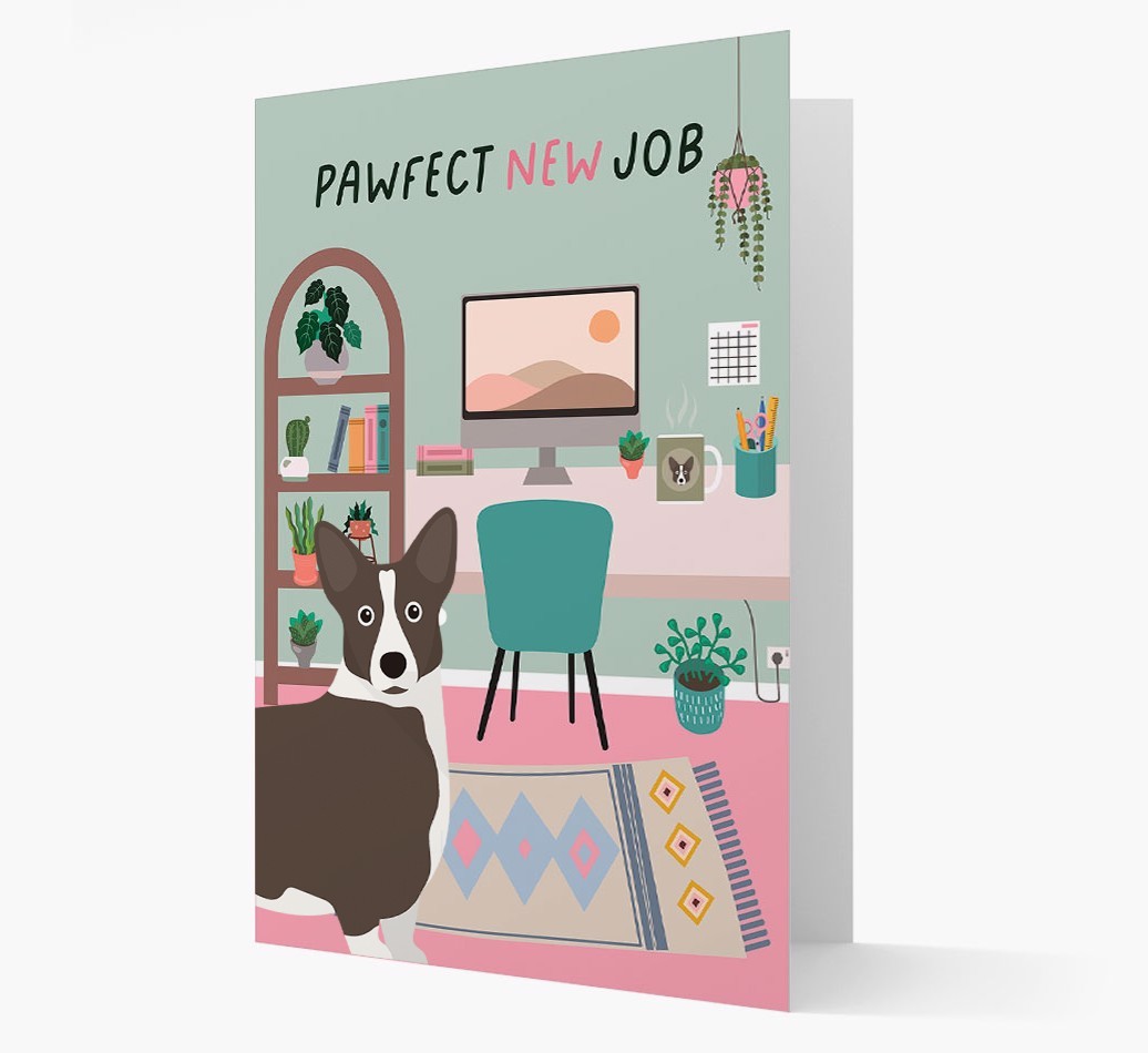 Pawfect New Job: Personalized {breedFullName} Card