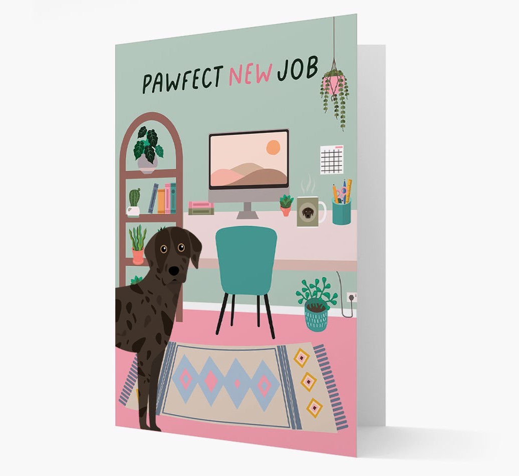 Pawfect New Job: Personalized {breedFullName} Card