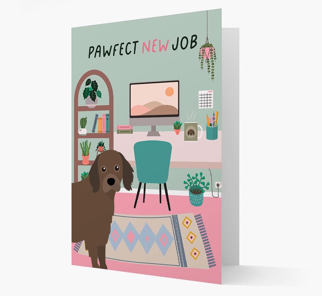 Pawfect New Job: Personalized {breedFullName} Card