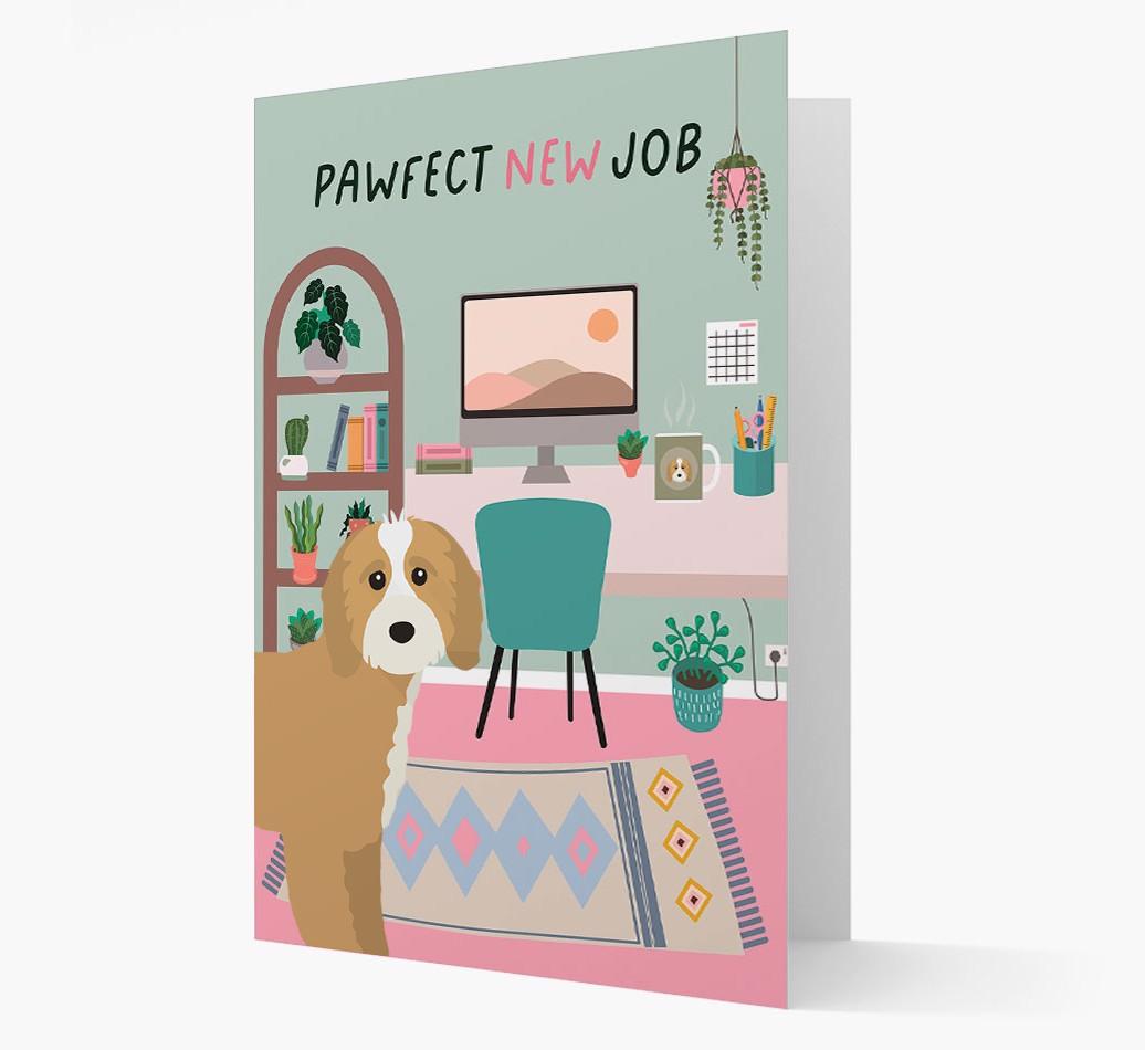 Pawfect New Job: Personalized {breedFullName} Card