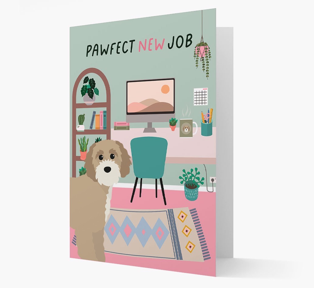 Pawfect New Job: Personalized {breedFullName} Card