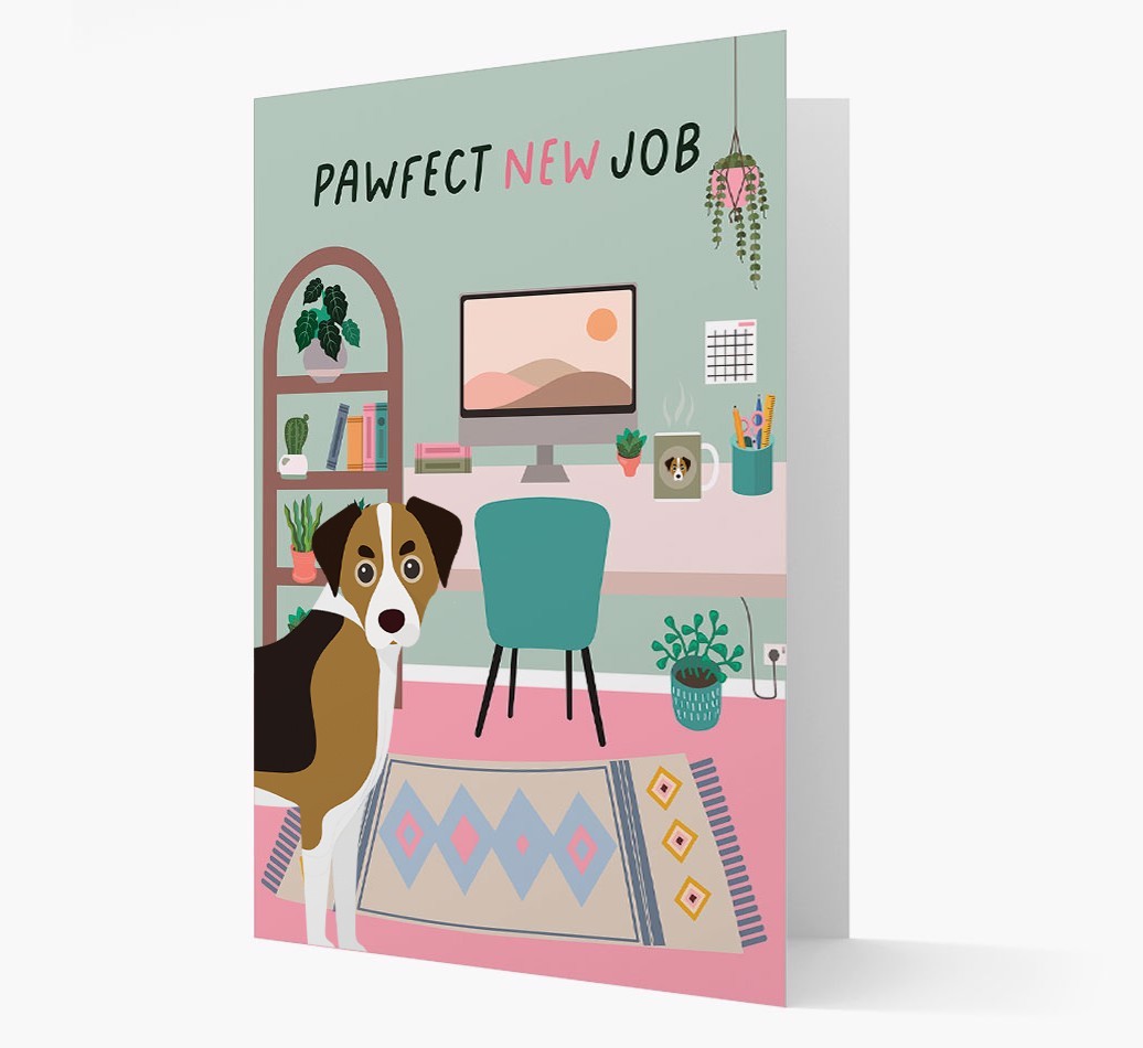 Pawfect New Job: Personalized {breedFullName} Card