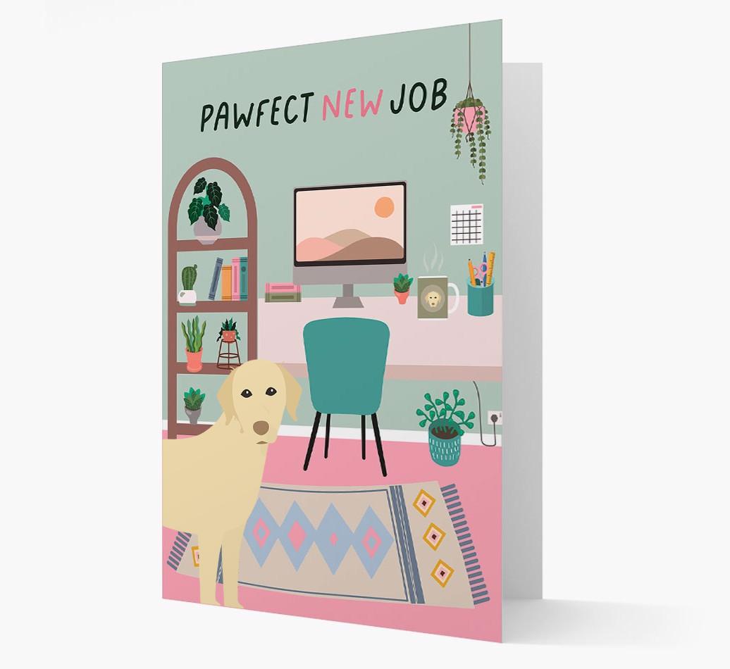 Pawfect New Job: Personalized {breedFullName} Card