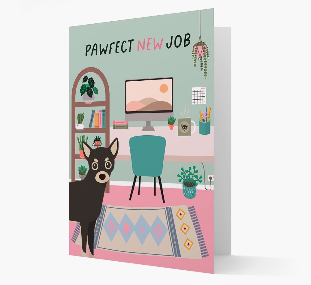 Pawfect New Job: Personalized {breedFullName} Card