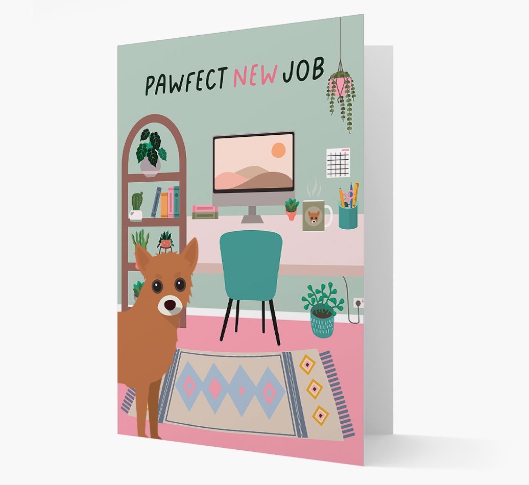 Pawfect New Job: Personalized {breedFullName} Card