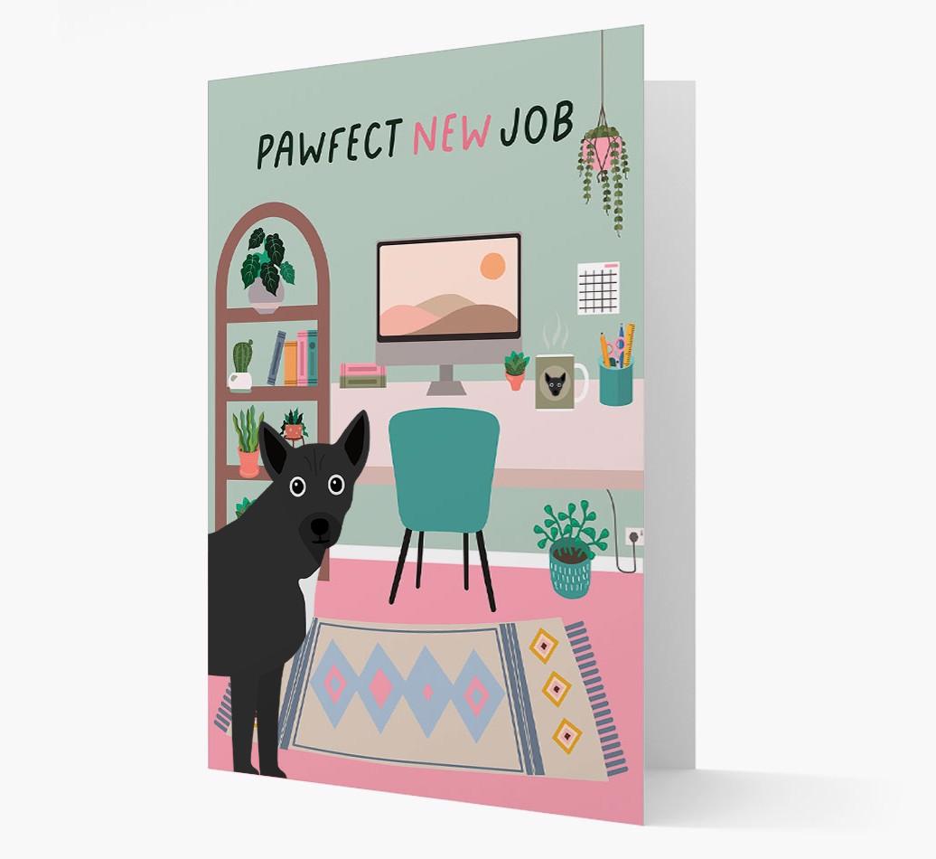 Pawfect New Job: Personalized {breedFullName} Card