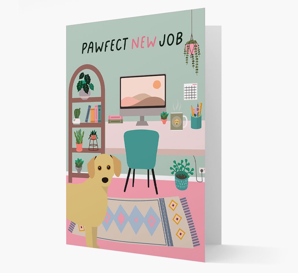Pawfect New Job: Personalized {breedFullName} Card