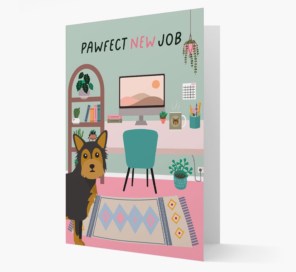 Pawfect New Job: Personalized {breedFullName} Card