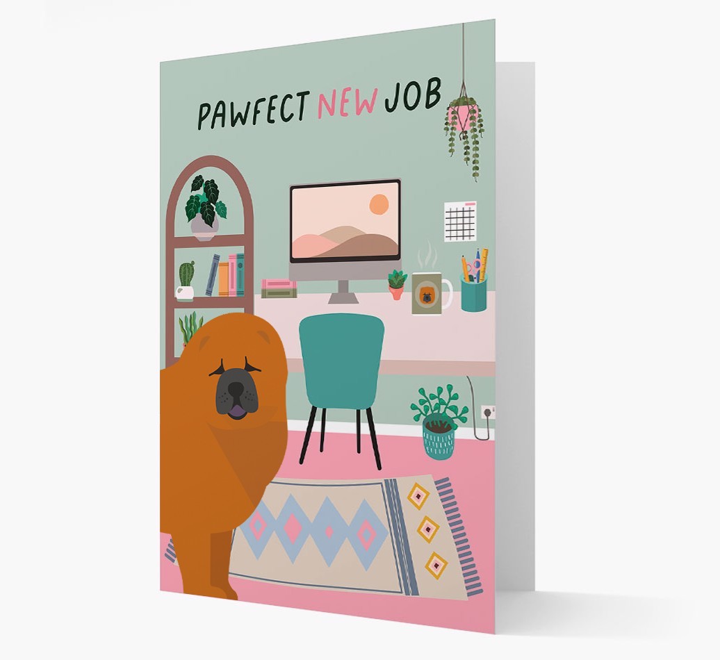 Pawfect New Job: Personalized {breedFullName} Card