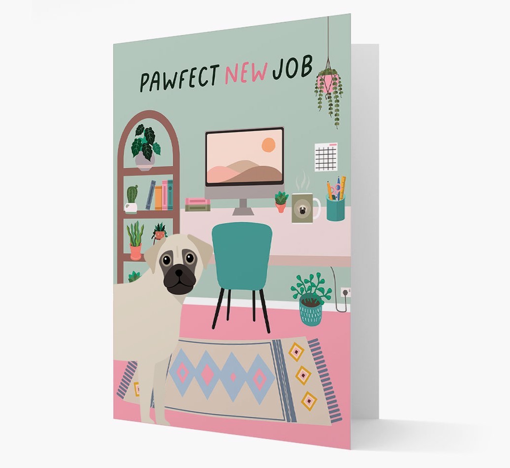 Pawfect New Job: Personalized {breedFullName} Card