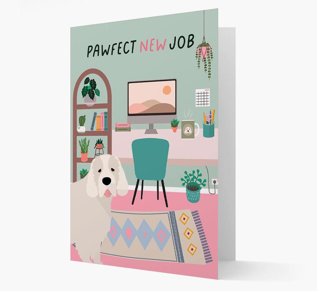 Pawfect New Job: Personalized {breedFullName} Card