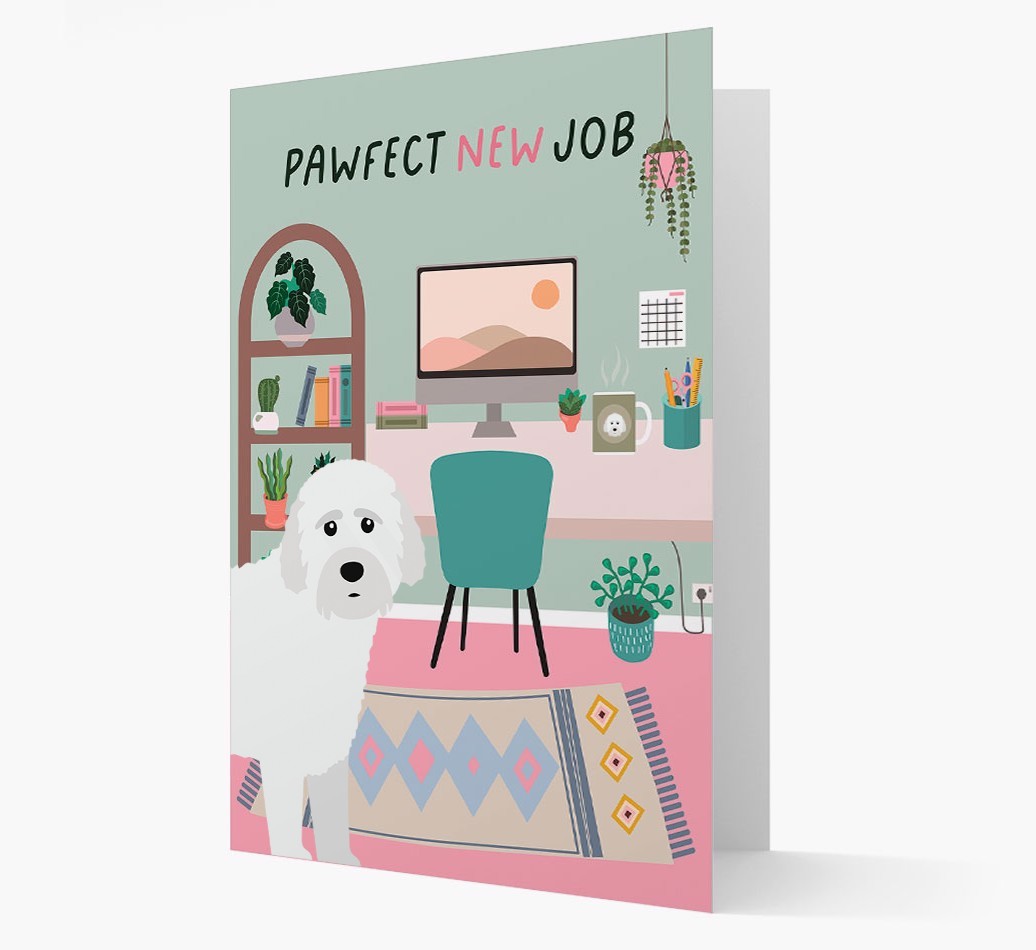 Pawfect New Job: Personalized {breedFullName} Card
