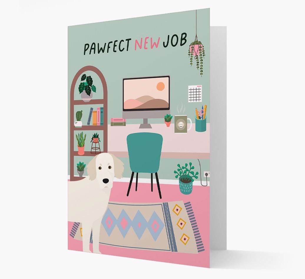 Pawfect New Job: Personalized {breedFullName} Card