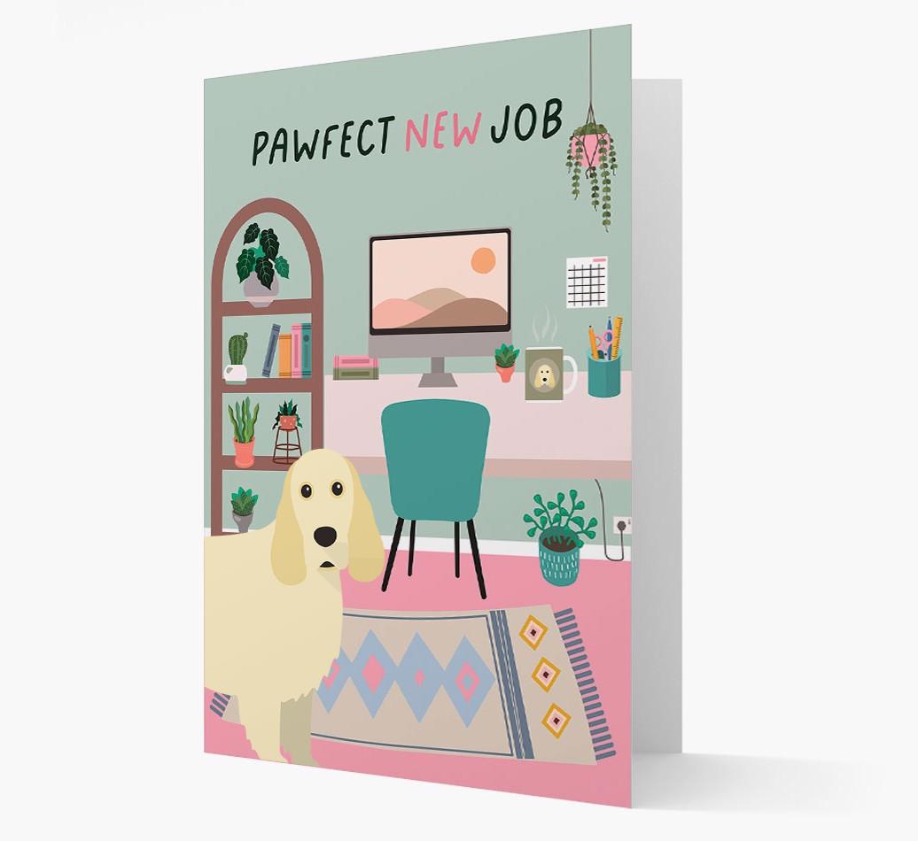 Pawfect New Job: Personalized {breedFullName} Card