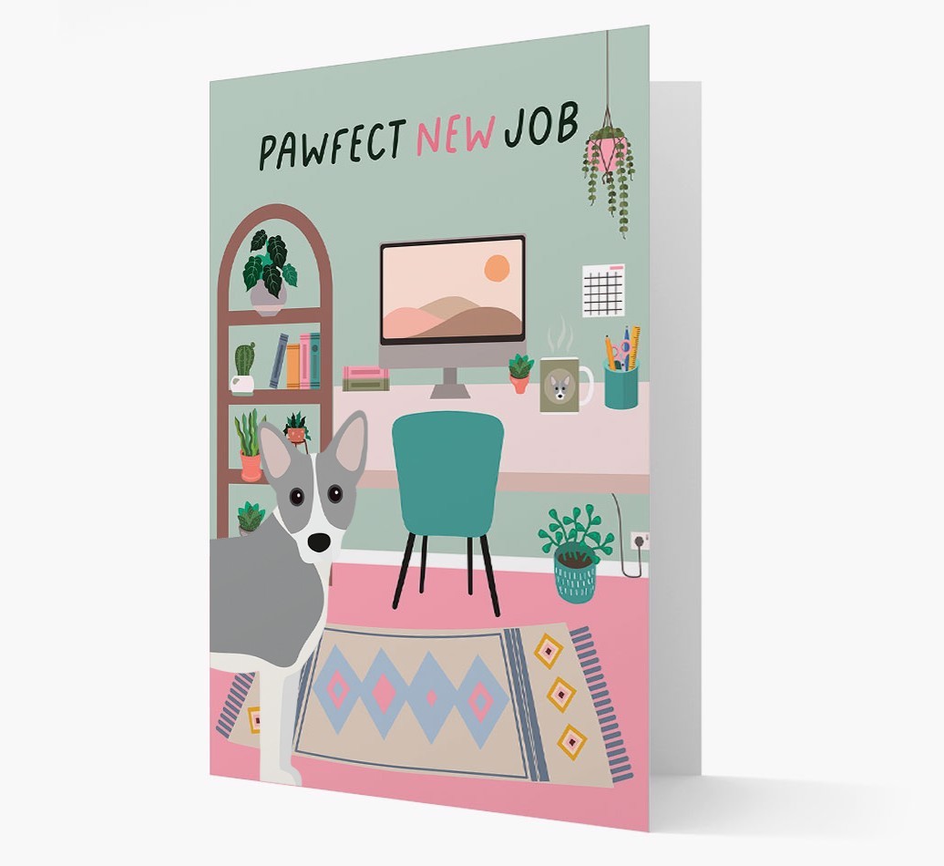 Pawfect New Job: Personalized {breedFullName} Card