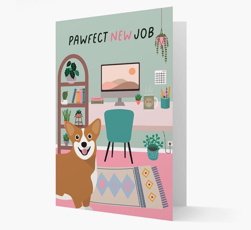 Pawfect New Job: Personalized {breedFullName} Card