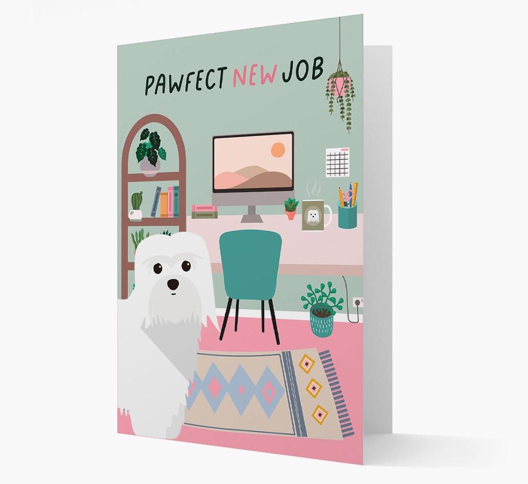 Pawfect New Job: Personalized {breedFullName} Card