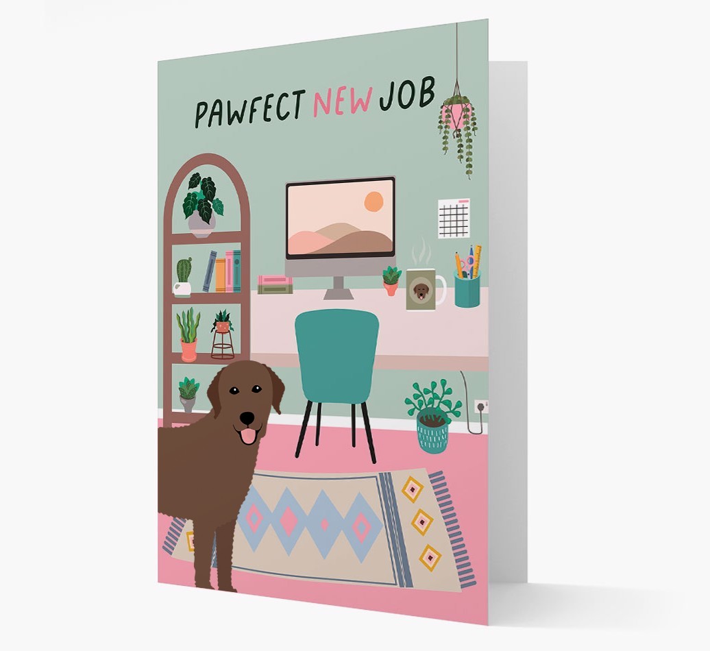 Pawfect New Job: Personalized {breedFullName} Card