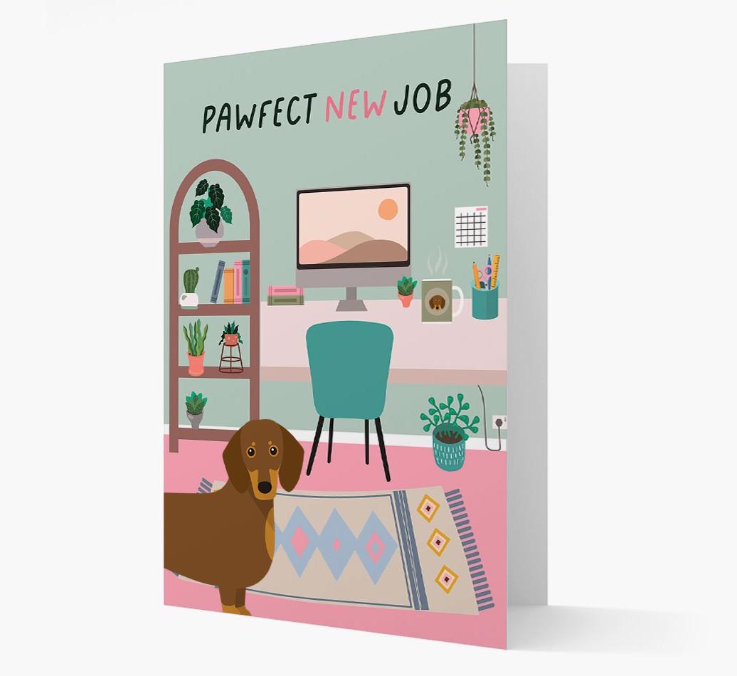 Pawfect New Job: Personalized {breedFullName} Card