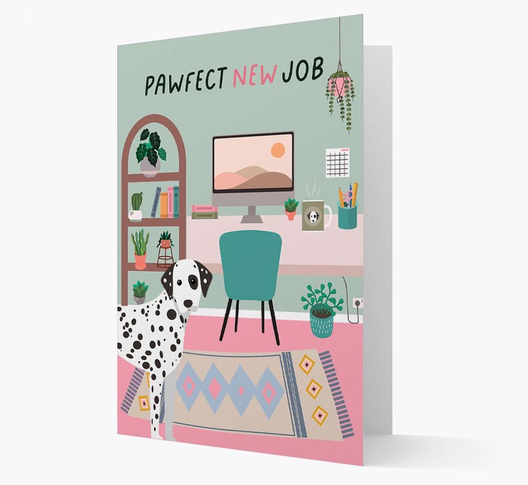 Pawfect New Job: Personalized {breedFullName} Card
