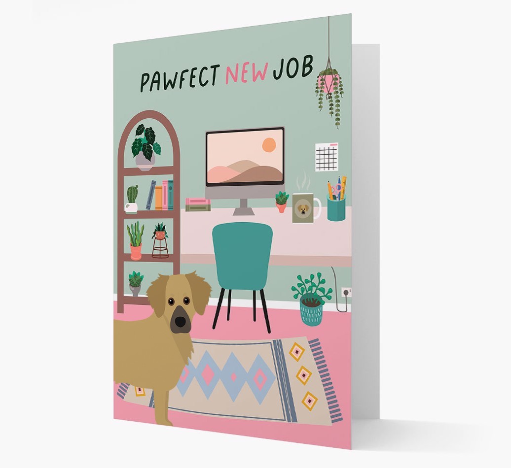 Pawfect New Job: Personalized {breedFullName} Card