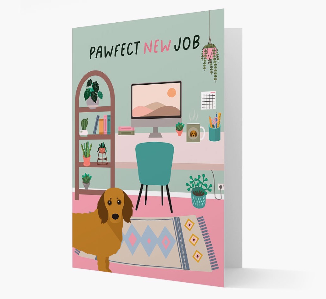 Pawfect New Job: Personalized {breedFullName} Card