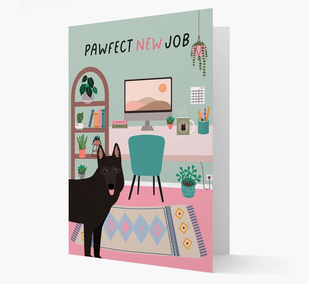 Pawfect New Job: Personalized {breedFullName} Card