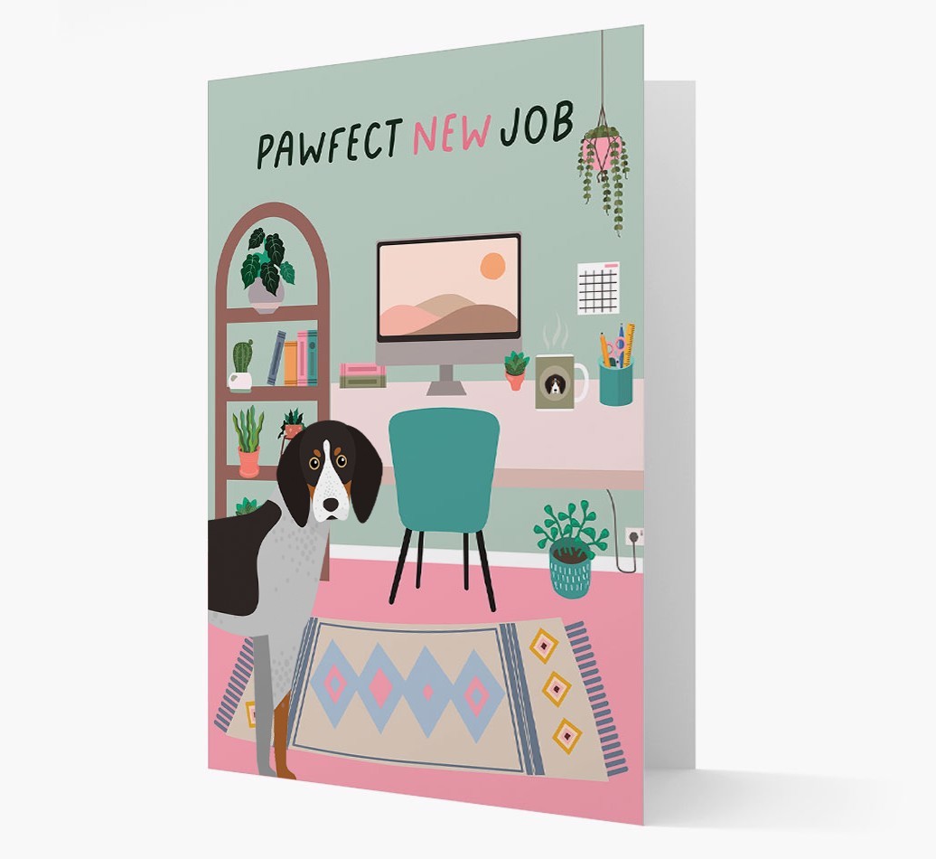 Pawfect New Job: Personalized {breedFullName} Card