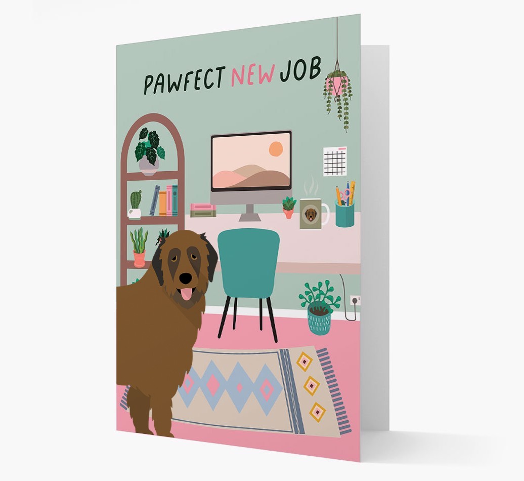 Pawfect New Job: Personalized {breedFullName} Card