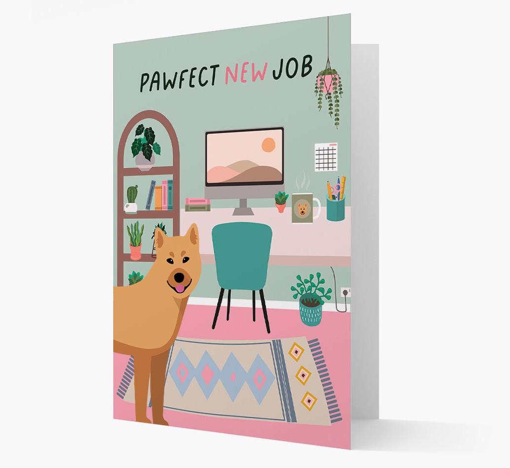 Pawfect New Job: Personalized {breedFullName} Card