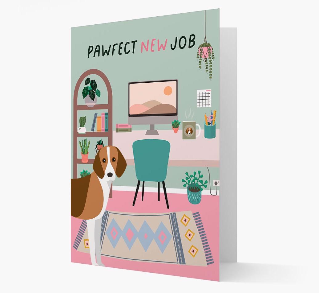 Pawfect New Job: Personalized {breedFullName} Card
