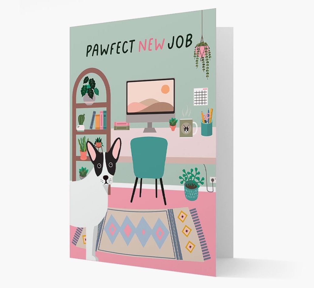 Pawfect New Job: Personalized {breedFullName} Card