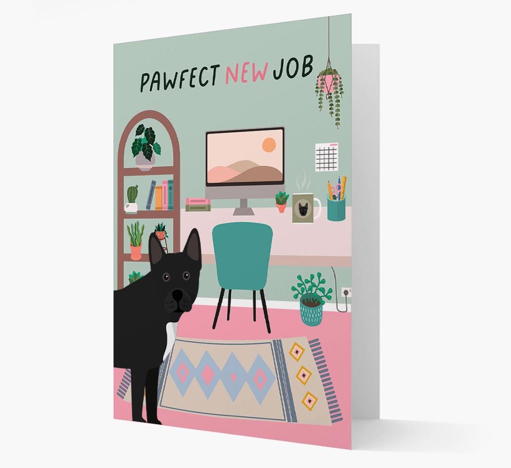 Pawfect New Job: Personalized {breedFullName} Card