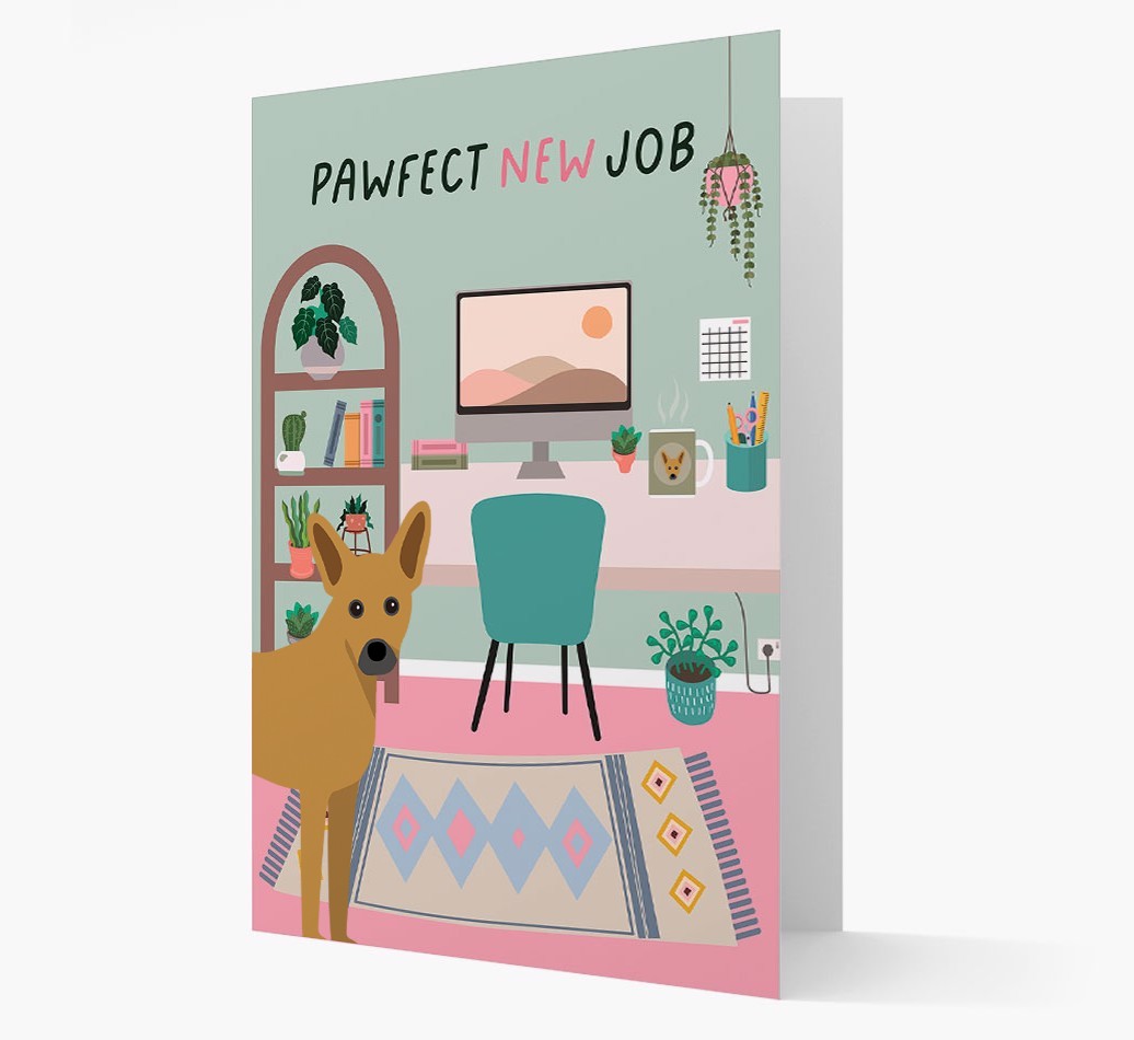 Pawfect New Job: Personalized {breedFullName} Card