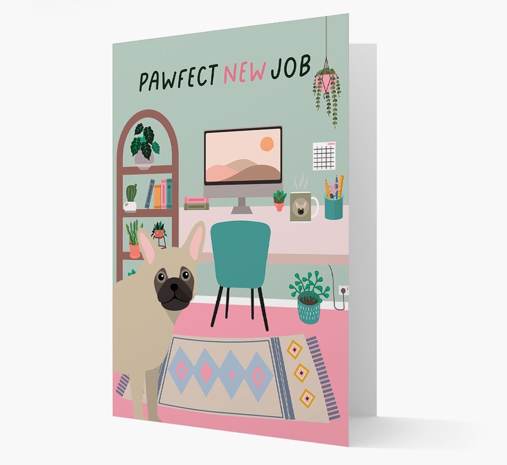 Pawfect New Job: Personalized {breedFullName} Card