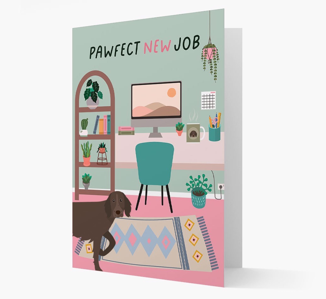 Pawfect New Job: Personalized {breedFullName} Card