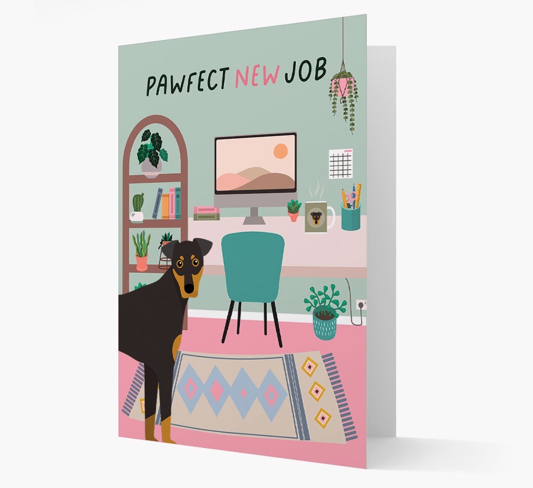 Pawfect New Job: Personalized {breedFullName} Card
