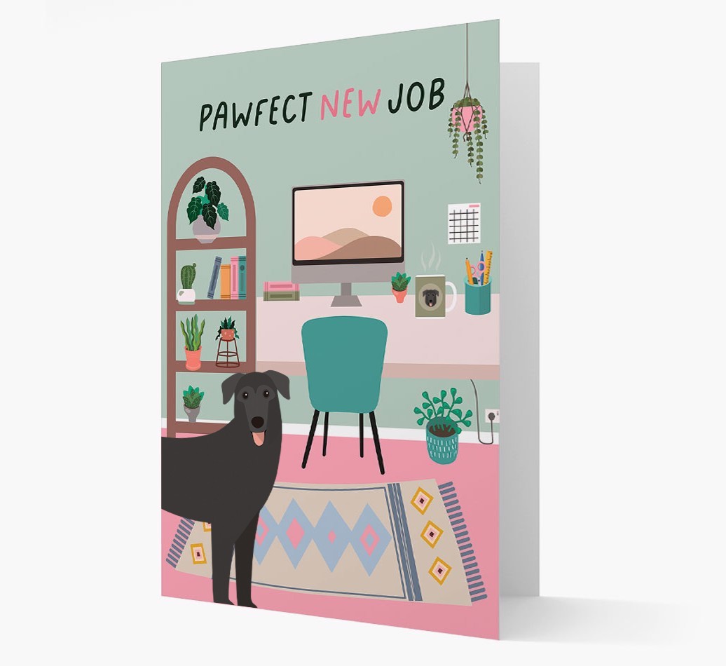 Pawfect New Job: Personalized {breedFullName} Card