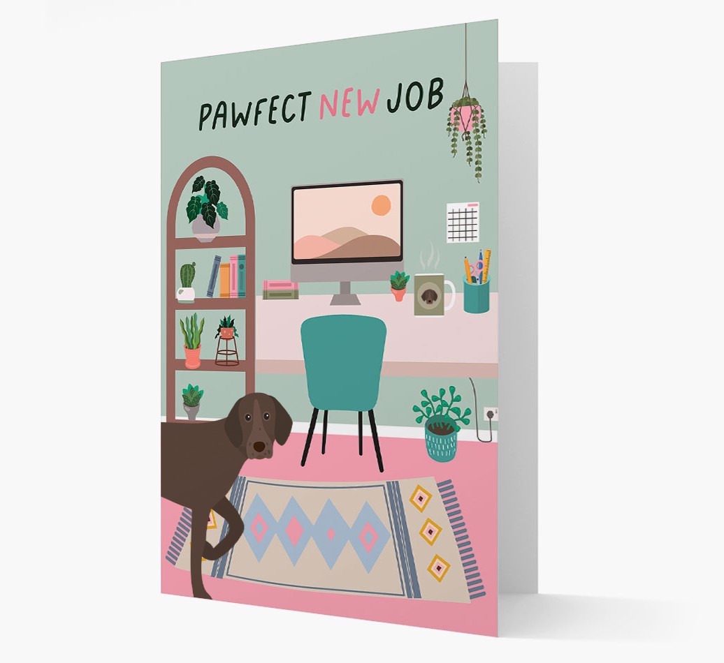 Pawfect New Job: Personalized {breedFullName} Card