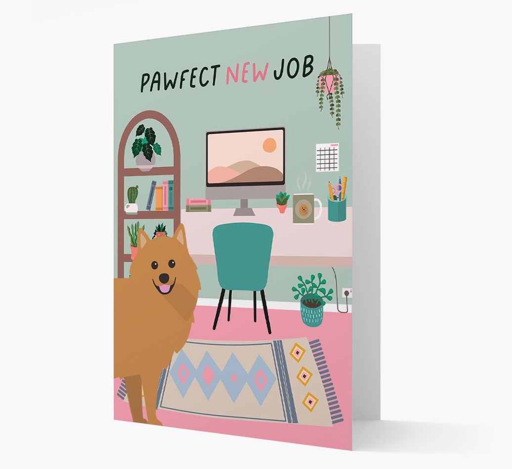 Pawfect New Job: Personalized {breedFullName} Card