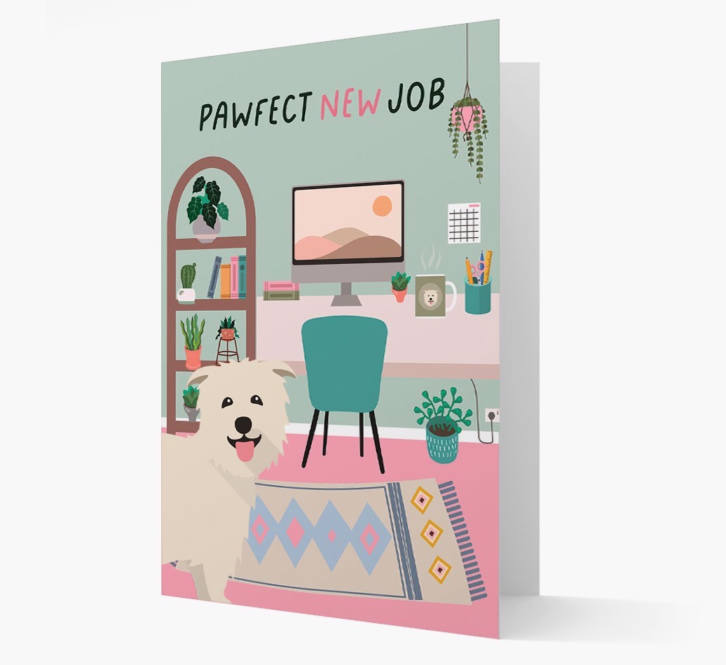 Pawfect New Job: Personalized {breedFullName} Card