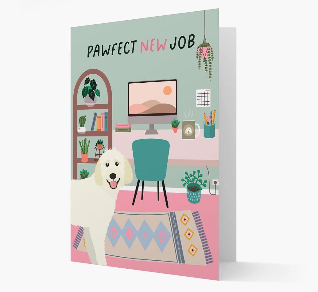 Pawfect New Job: Personalized {breedFullName} Card